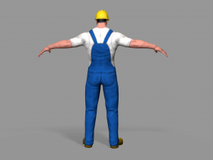 worker 3D मॉडल