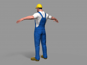 worker 3D मॉडल
