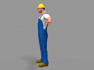 worker 3D मॉडल