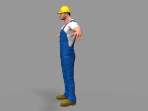 worker 3D Model