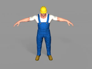 worker 3D Model