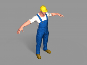 worker 3D मॉडल