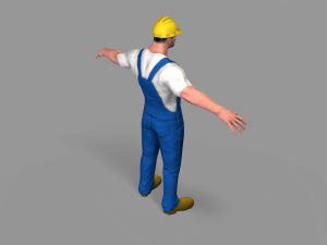 worker 3D मॉडल