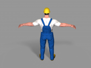 worker 3D मॉडल