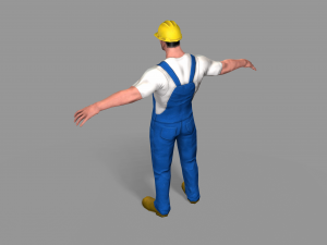 worker 3D मॉडल