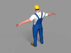 worker 3D Model