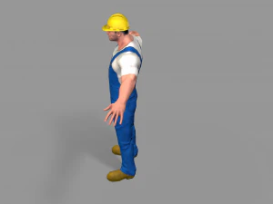 worker 3D Model