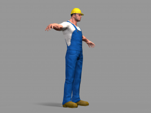 worker 3D मॉडल