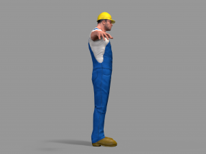 worker 3D मॉडल