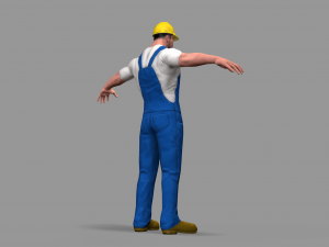 worker 3D मॉडल
