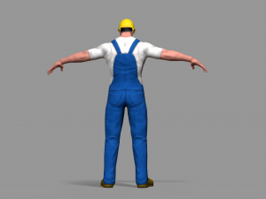 worker 3D मॉडल
