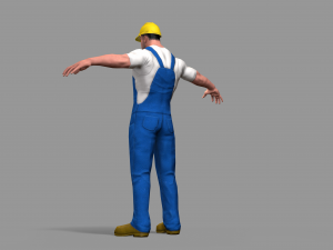 worker 3D मॉडल