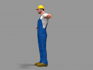 worker 3D मॉडल