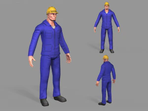 worker 3D Model
