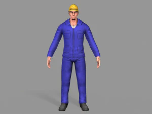 노동자 3D 모델
