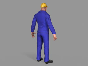 노동자 3D 모델