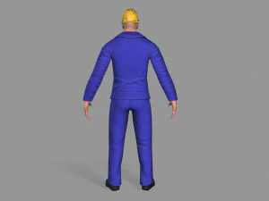 노동자 3D 모델