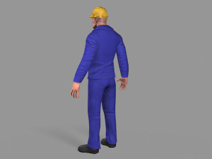 worker Modello 3D