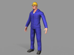 worker Modello 3D
