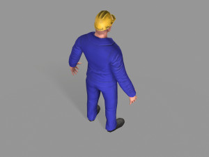 worker Modello 3D