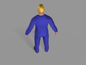 worker Modello 3D