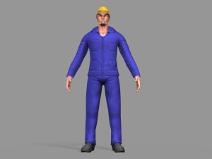 worker Modello 3D