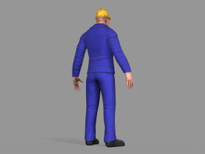 worker Modello 3D