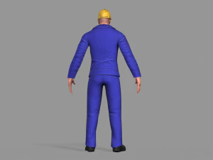 노동자 3D 모델
