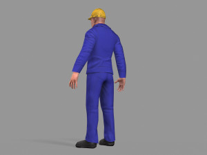worker Modello 3D