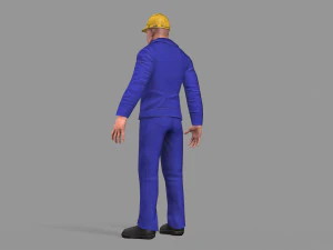 노동자 3D 모델