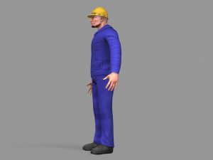 worker Modello 3D
