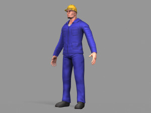 worker Modello 3D