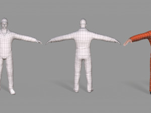 worker Model 3D