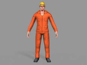 worker 3D Model