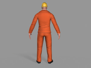 worker Model 3D