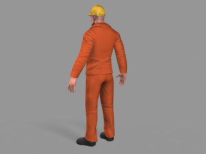 worker Model 3D