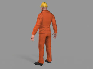 worker 3D Model