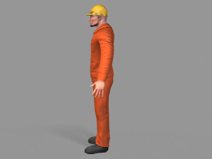 worker Model 3D
