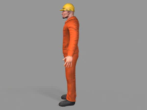 worker 3D Model