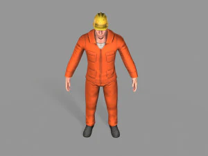 worker 3D Model