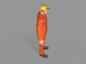 worker 3D Model