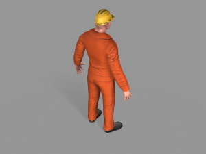 worker Model 3D