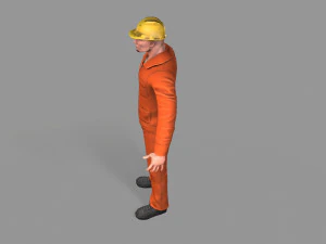 worker 3D Model