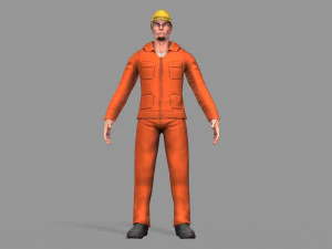 worker 3D Model