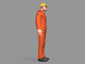 worker Model 3D