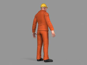 worker 3D Model