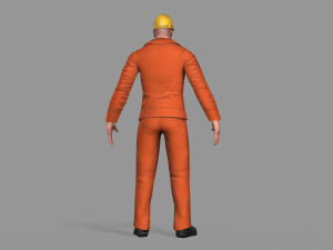 worker Model 3D