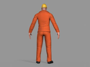 worker 3D Model