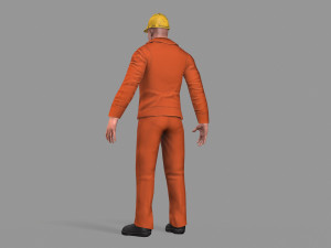 worker Model 3D