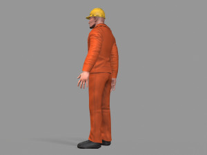 worker Model 3D